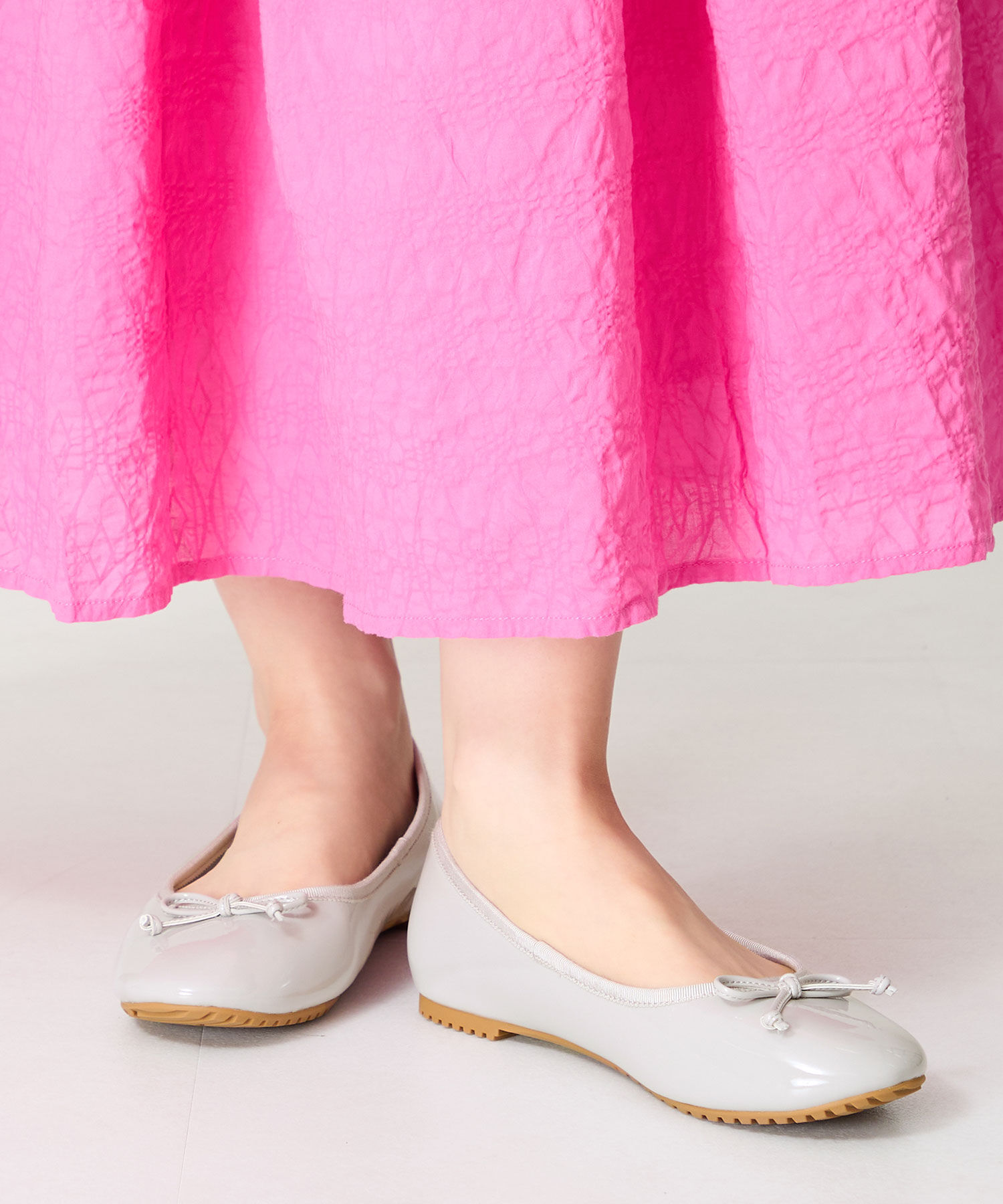 ORiental TRaffic「【防水】バレエ レインパンプス /R-1025 晴雨兼用 バレエシューズ フラット クッション」|パンプス|