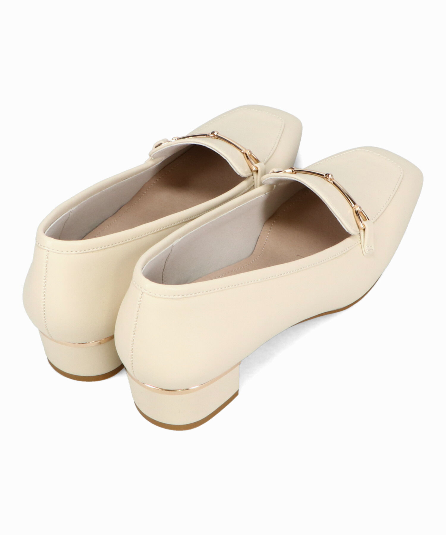 WA Oriental TRaffic「メタリックラインビット ヒール ローファー /52301 通勤靴 オフィス」|パンプス|