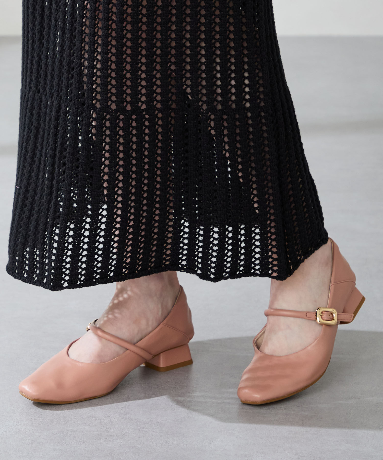 WA Oriental TRaffic「スクエアトゥストラップバブーシュ/52303」|パンプス|PINK