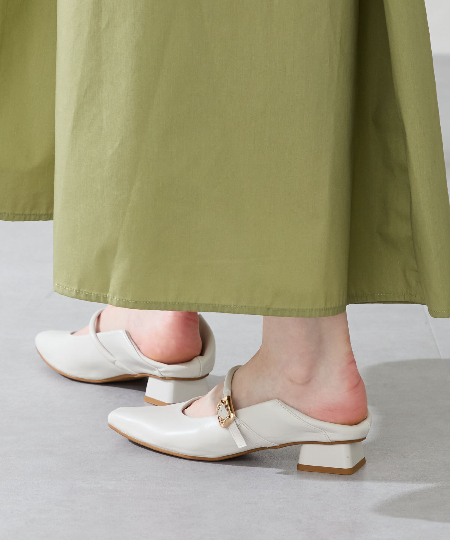 WA Oriental TRaffic「スクエアトゥストラップバブーシュ/52303」|パンプス|