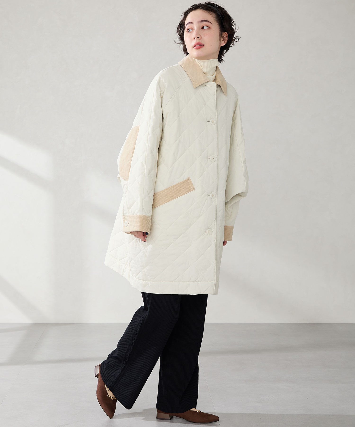 ORiental TRaffic「【WEB限定】ラインメタルパーツ ポインテッドトゥ パンプス /55304 フラット シンプル」|パンプス|