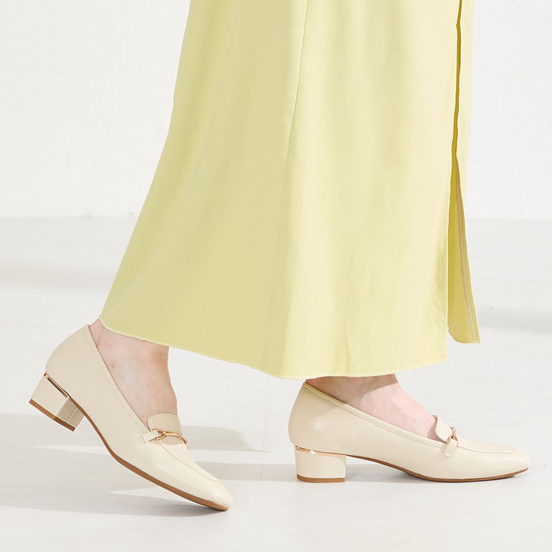 WA Oriental TRaffic「●2026春夏新作●メタリックラインビットヒールローファー/62101」|ローファー|