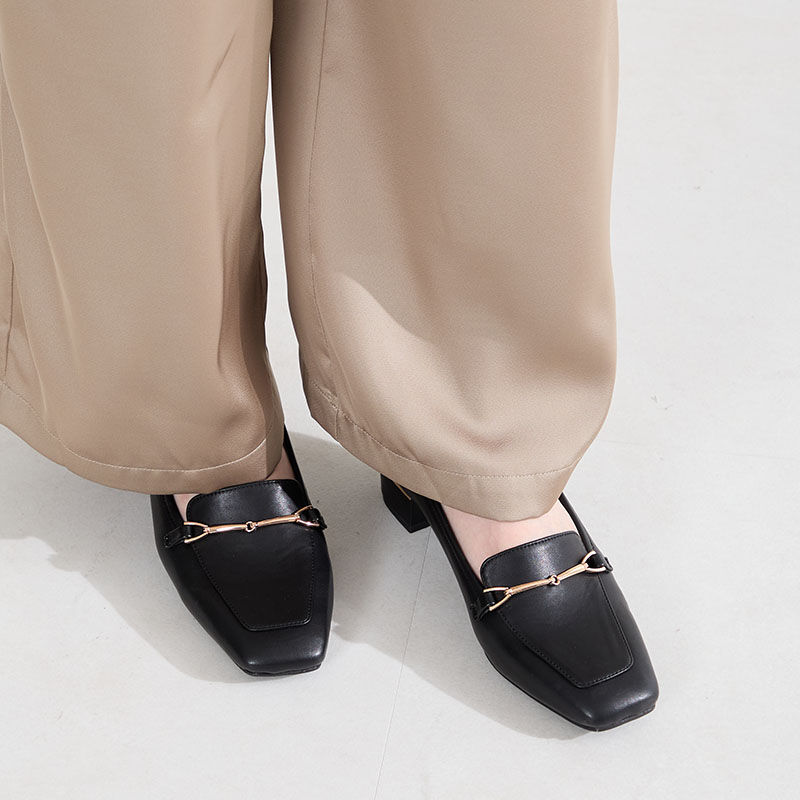 WA Oriental TRaffic「●2026春夏新作●メタリックラインビットヒールローファー/62101」|ローファー|