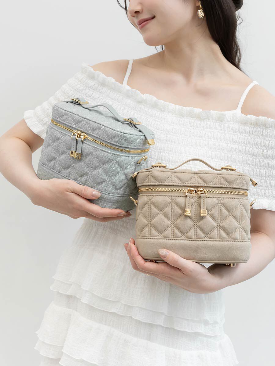  「キルティング2WAYバニティバッグ」|ショルダー・メッセンジャー|