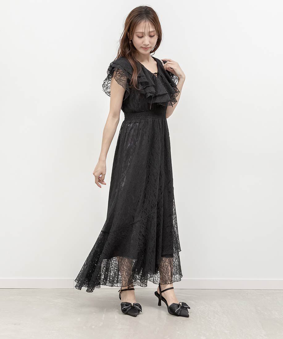  「2WAY 配色リボンアンクルストラップパンプス」|パンプス|