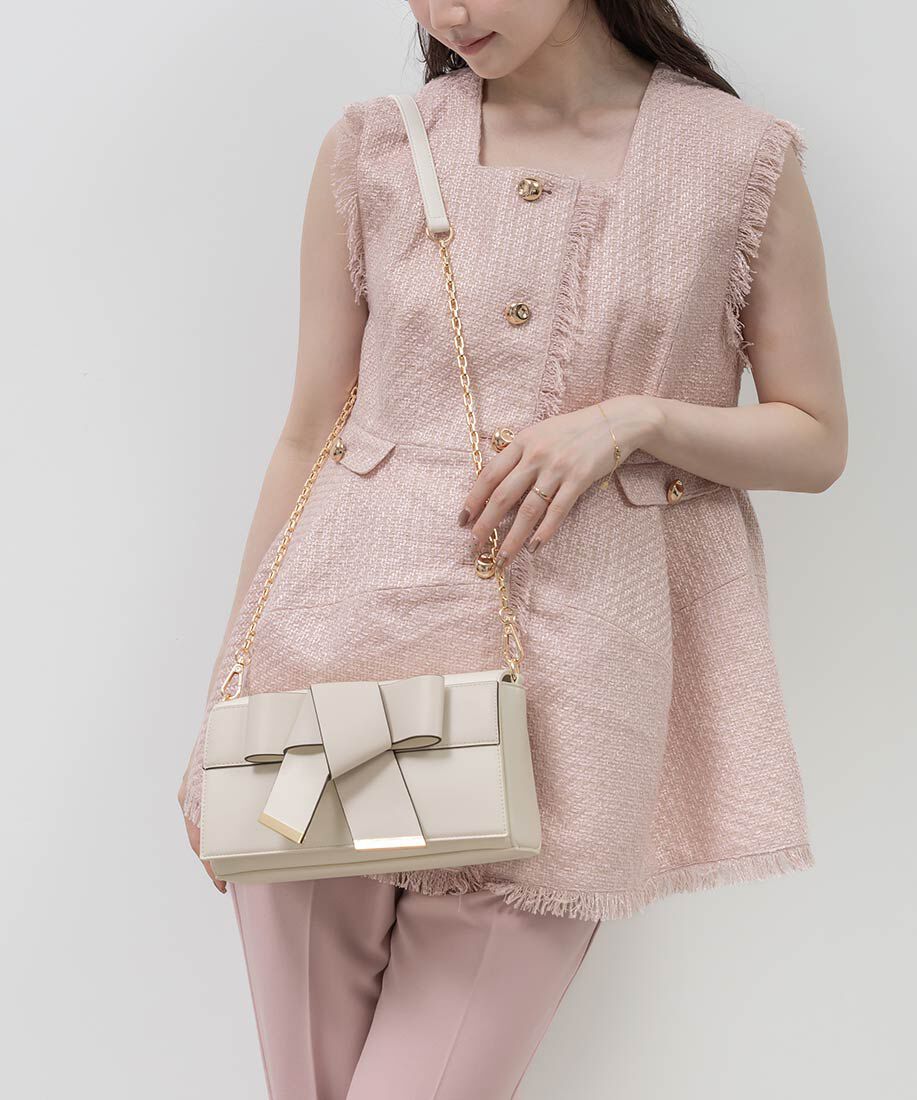  「2WAY リボンベルトショルダーバッグ」|ショルダー・メッセンジャー|