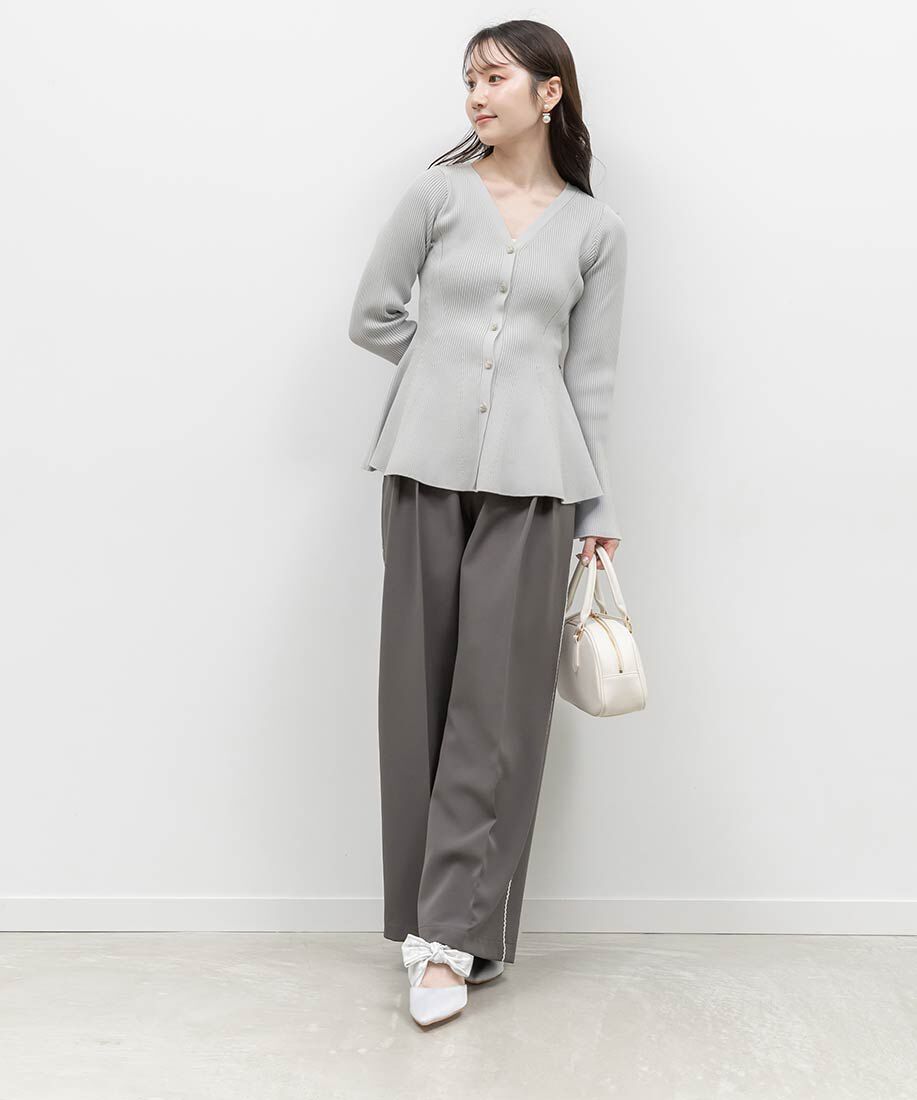  「スカーフリボンミュールパンプス」|パンプス|