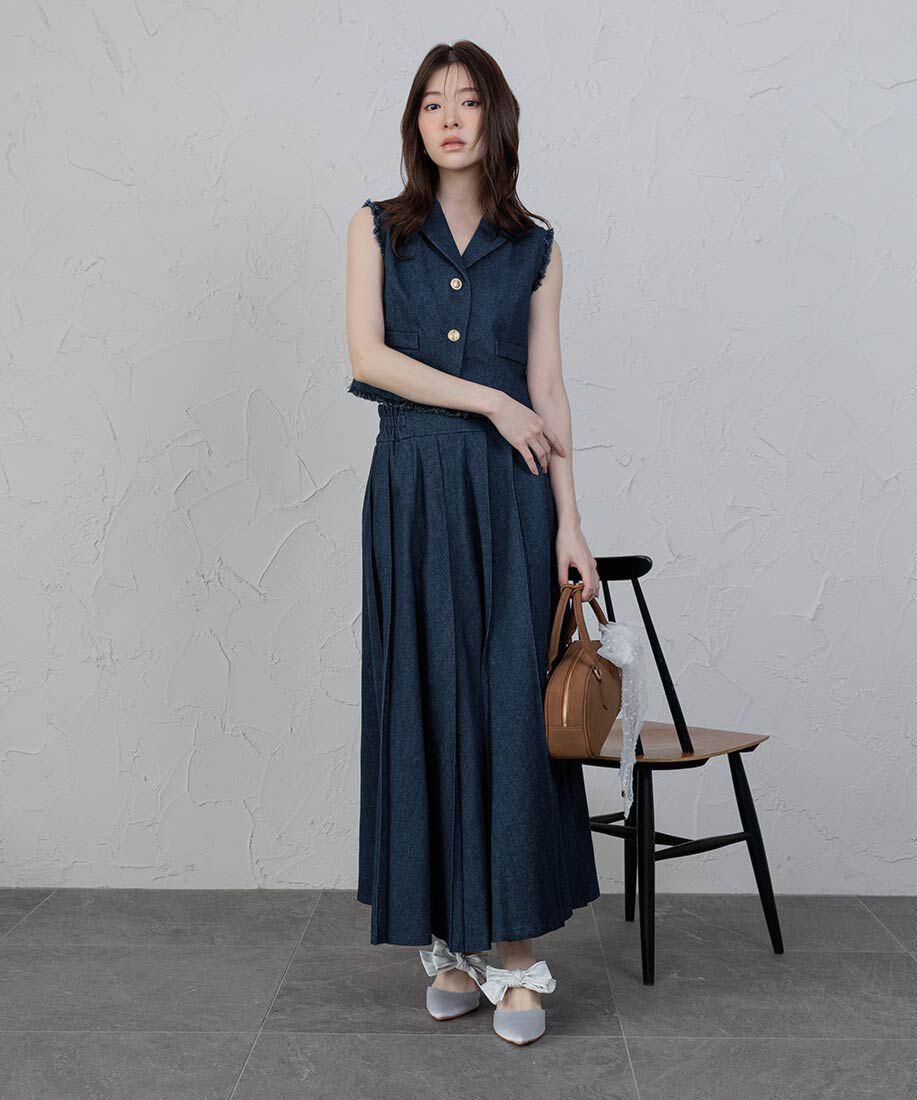  「スカーフリボンミュールパンプス」|パンプス|