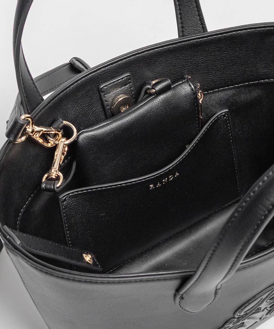  「2WAY ポーチ付きモノグラムエンボストートバッグ」|トートバッグ|