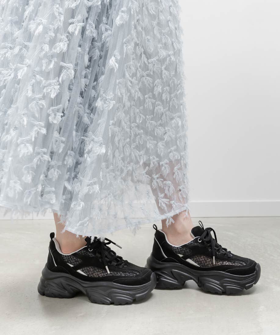  「コンビマテリアルシアースニーカー」|スニーカー|