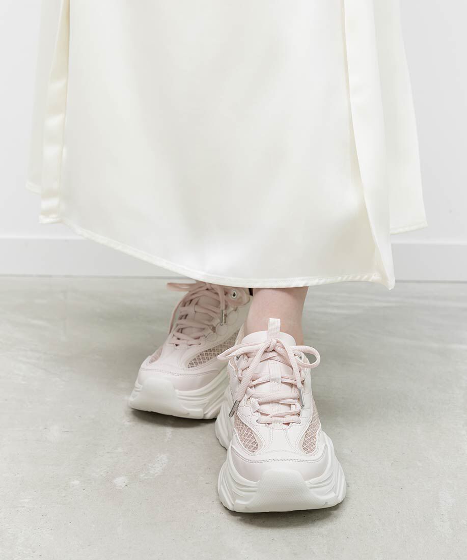  「コンビマテリアルシアースニーカー」|スニーカー|