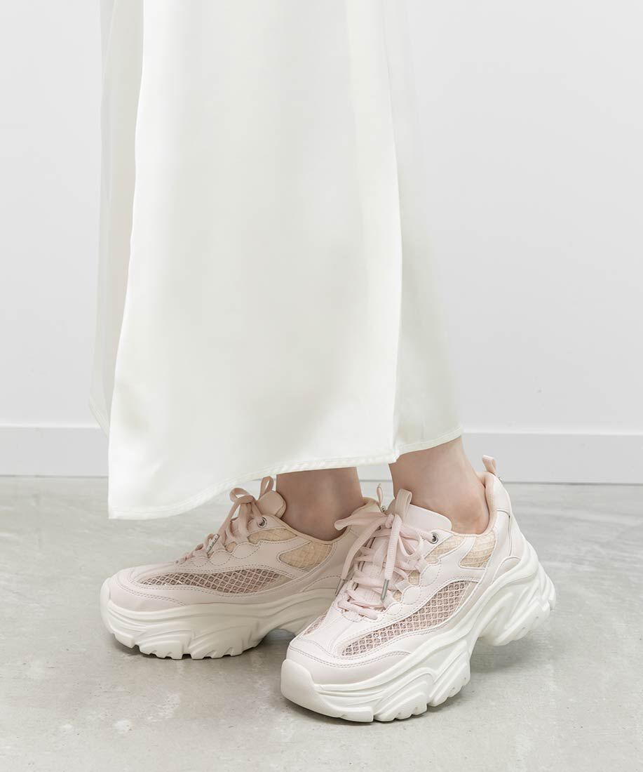  「コンビマテリアルシアースニーカー」|スニーカー|