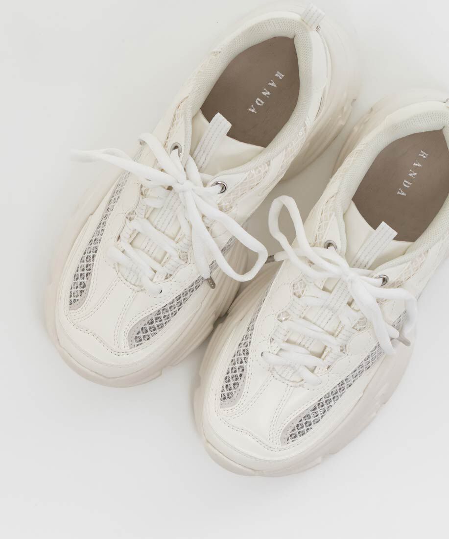  「コンビマテリアルシアースニーカー」|スニーカー|