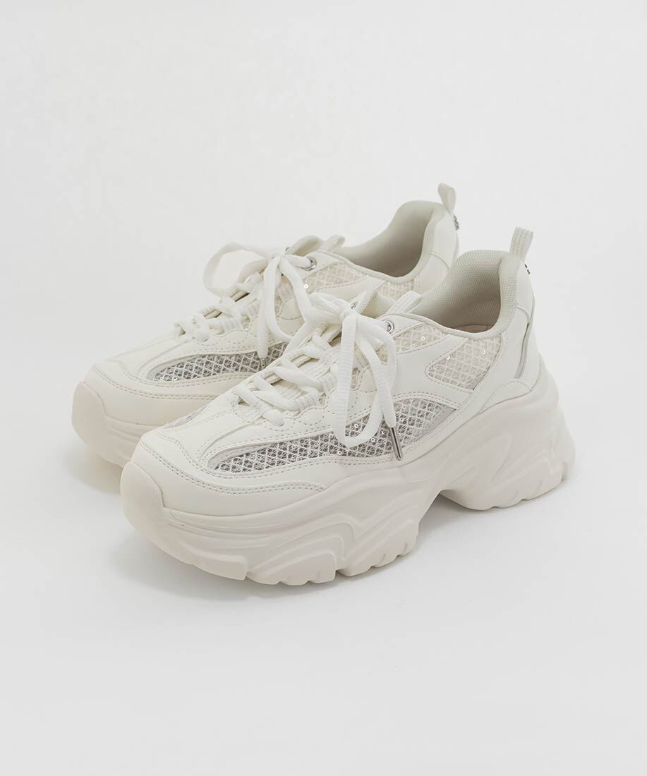  「コンビマテリアルシアースニーカー」|スニーカー|