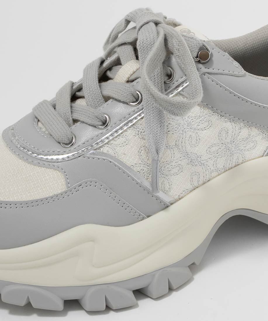  「モノグラム刺繍デザインスニーカー」|スニーカー|