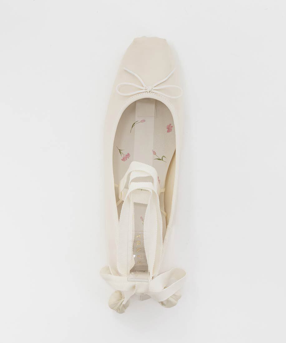  「【Tulip Collection】2WAY チューリップレースアップバレエシューズ」|パンプス|