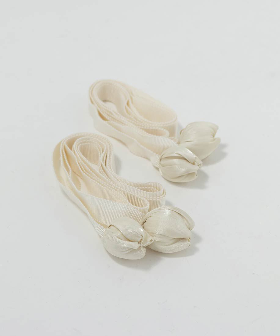  「【Tulip Collection】2WAY チューリップレースアップバレエシューズ」|パンプス|