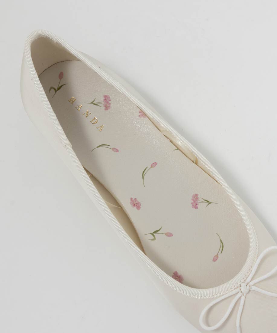  「【Tulip Collection】2WAY チューリップレースアップバレエシューズ」|パンプス|