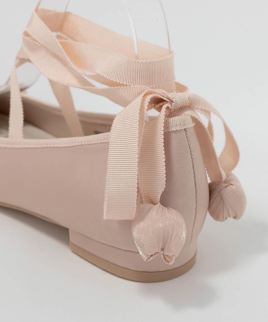  「【Tulip Collection】2WAY チューリップレースアップバレエシューズ」|パンプス|