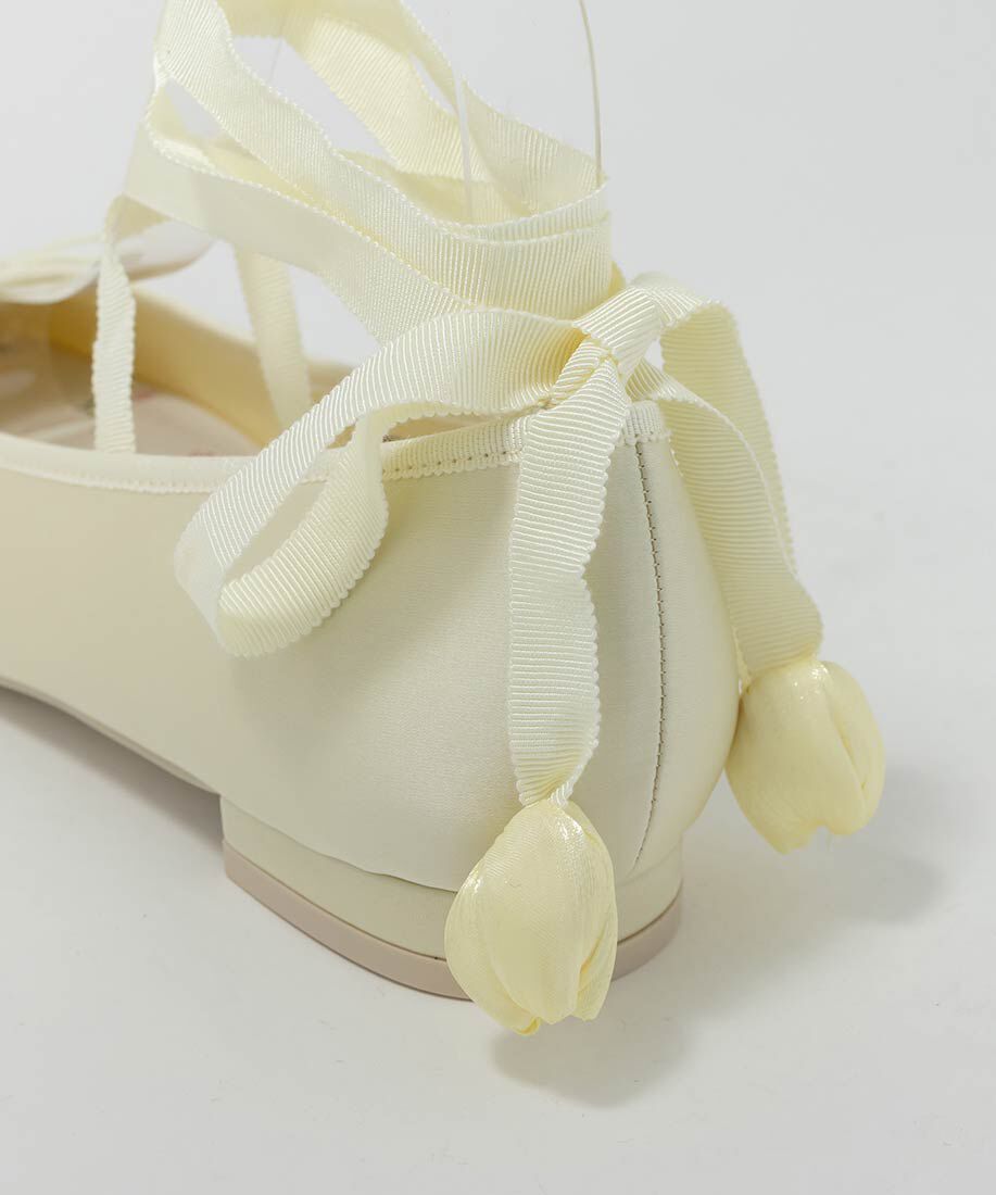  「【Tulip Collection】2WAY チューリップレースアップバレエシューズ」|パンプス|