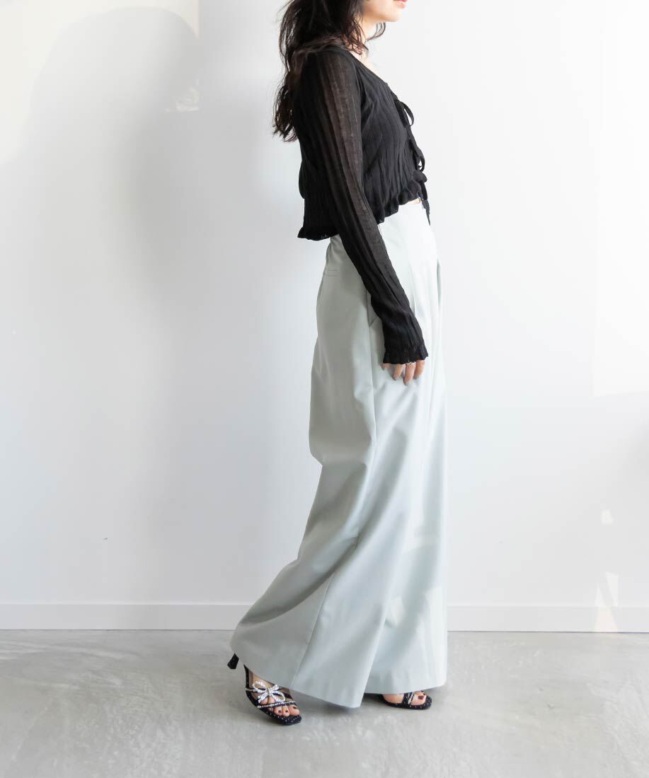  「ビジューリボンストラップサンダル」|サンダル|