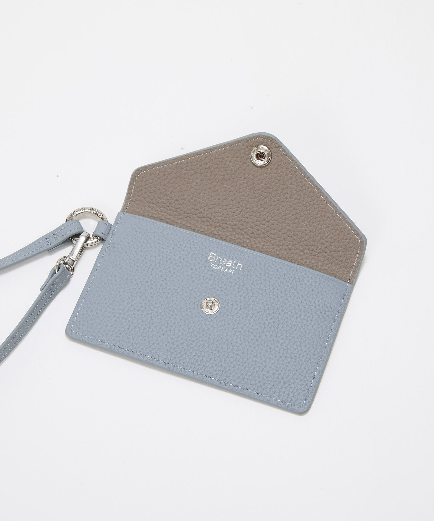 TOPKAPI BREATH「【Breath TOPKAPI】DUAL デュアル シュリンクレザー バイカラー フラグメントケース　薄型 / 軽量」|財布|