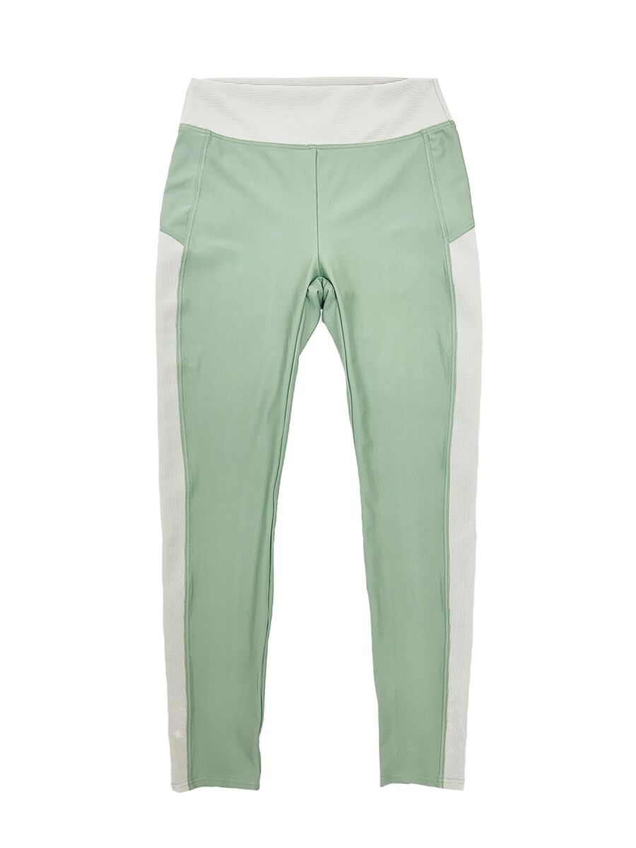 ALBOVE「バイカラー異素材ミックスデザインレギンス」|ショーツ|