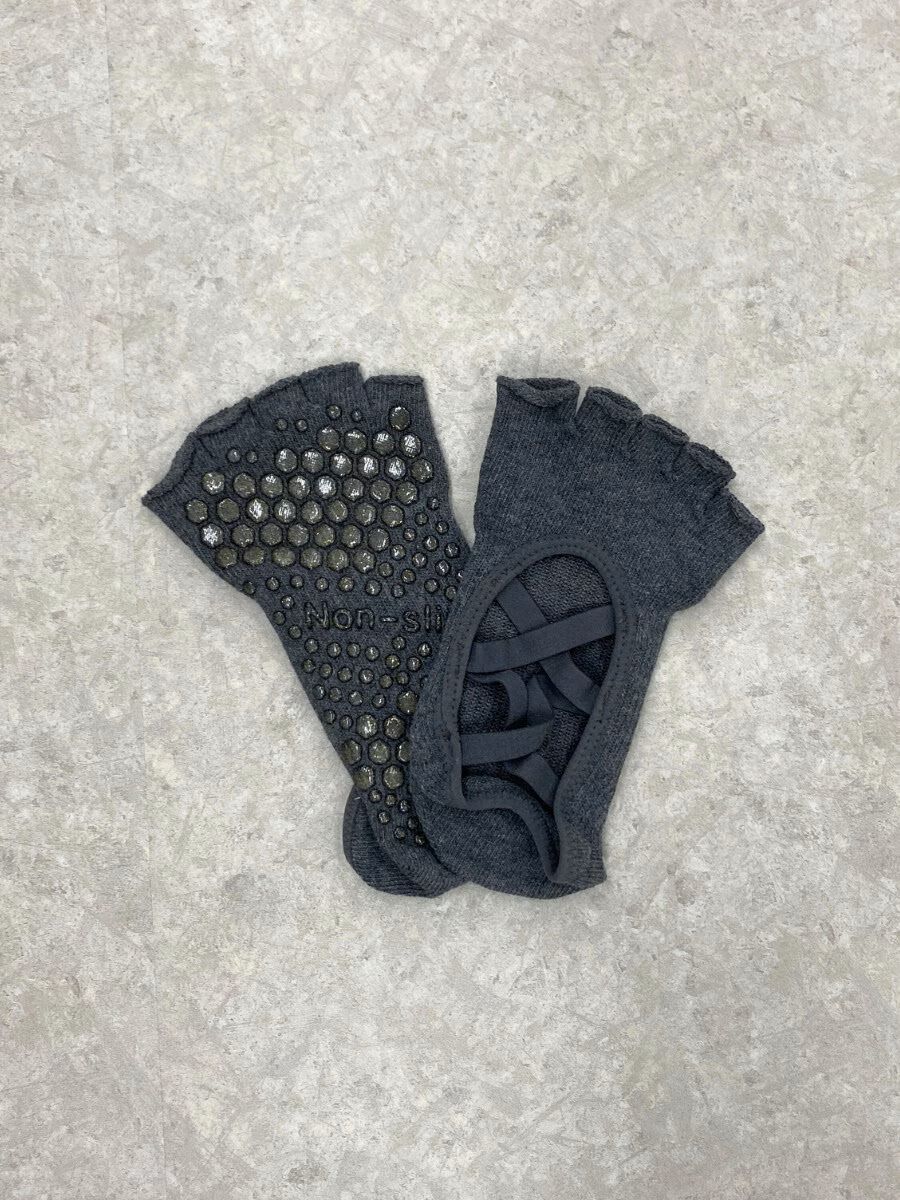 ALBOVE「【ヨガソックス】くるぶし丈滑り止め付きヨガソックス」|ソックス|チャコールグレー