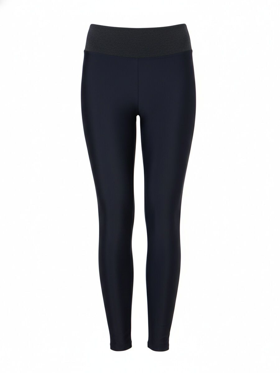 ALBOVE「リブ素材アクセントデザインレギンス」|スポーツ|ネイビー