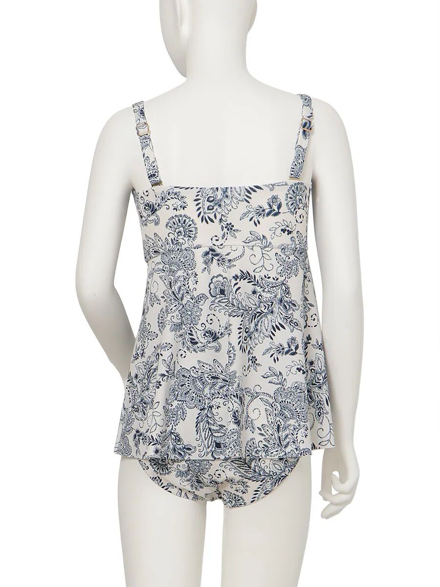 Riberce「【新作水着】ソフトエスニック柄キャミソール水着」|ビキニ|