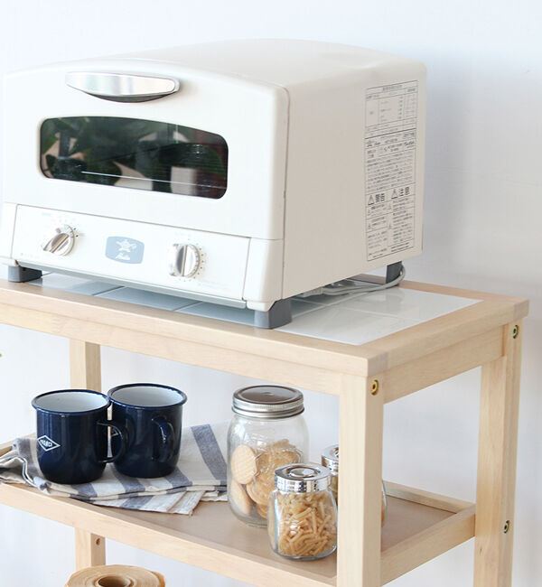 B-COMPANY「隙間収納　SOUPスリムワゴン4段」|食器・キッチングッズ|