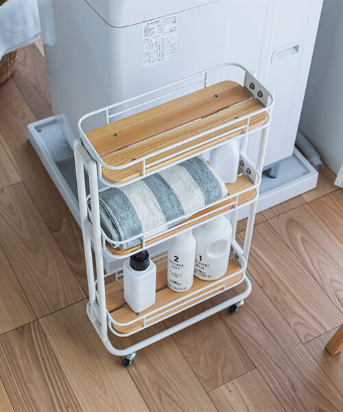  「幅20cm　スリムワゴン」|食器・キッチングッズ|