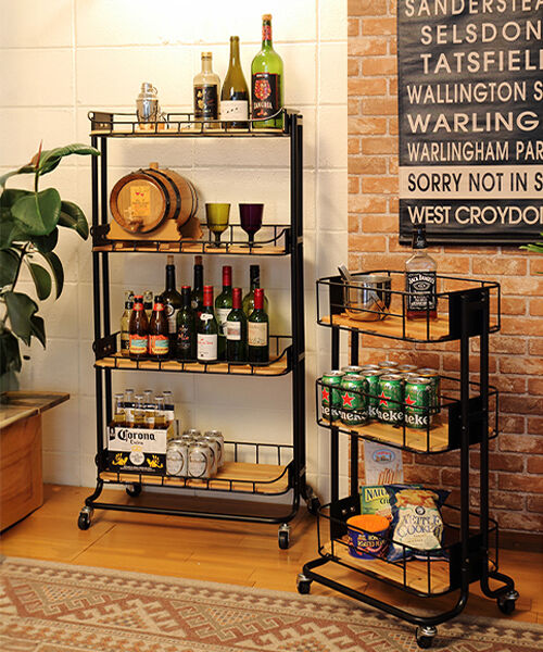  「幅35cm　ワイドワゴン」|食器・キッチングッズ|