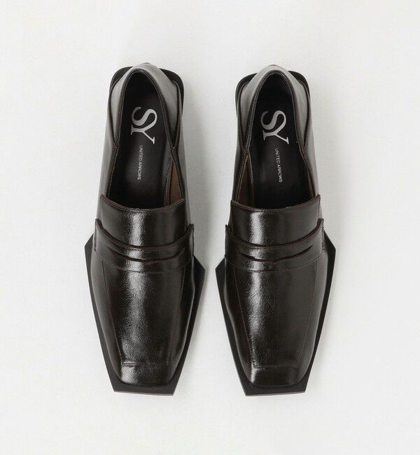 SY UNITED ARROWS「＜SY＞スクエアソフトローファー フラット20●&uarr;」|ローファー|