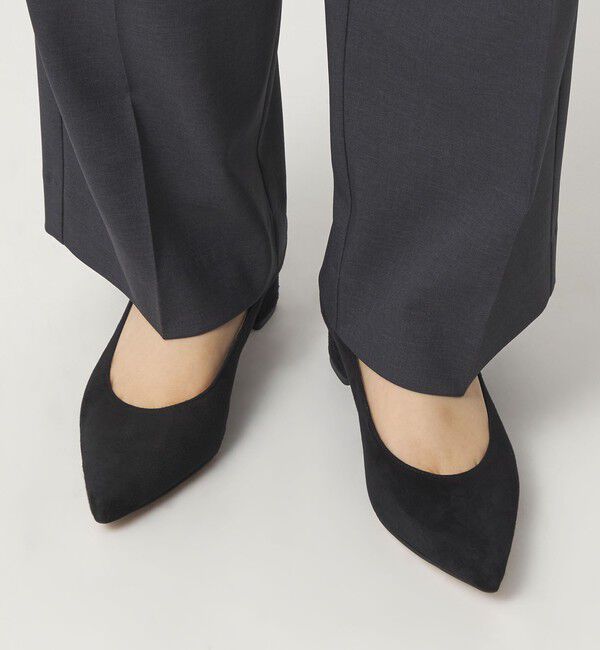 ODETTE E ODILE「ポインテッドブロックヒール パンプス35&darr;&uarr;」|パンプス|