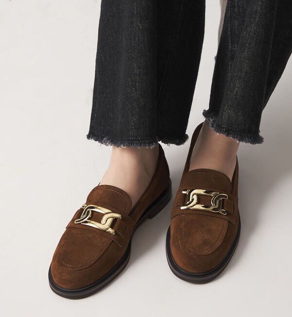 ODETTE E ODILE「チェーンモチーフローファーフラット20&uarr;」|ローファー|