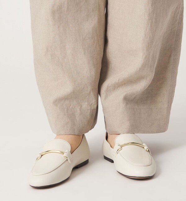 ODETTE E ODILE「メタルロッドローファー フラット10&uarr;」|ローファー|