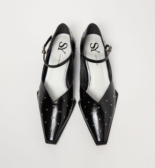 SY UNITED ARROWS「＜SY＞ ストラップドット パンプス40&uarr;」|パンプス|