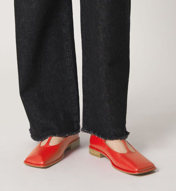 ODETTE E ODILE「ワイドスクエア Tストラップ フラット20&uarr;」|パンプス|