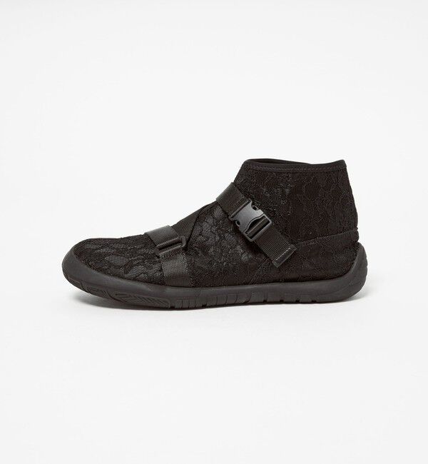 SY UNITED ARROWS「＜SY＞オブリークレース ショートブーツ30」|ショートブーツ|BLACK