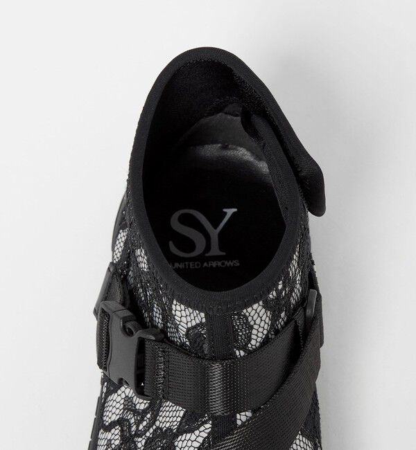 SY UNITED ARROWS「＜SY＞オブリークレース ショートブーツ30」|ショートブーツ|