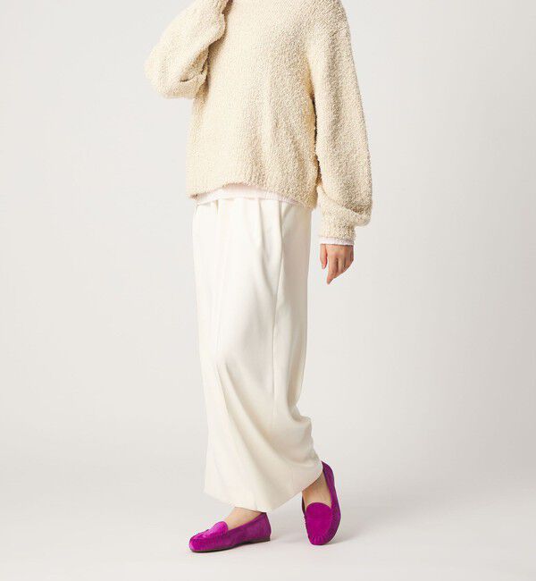 ODETTE E ODILE「プレーンハンドソーンモカ フラット15&uarr;」|モカシン|