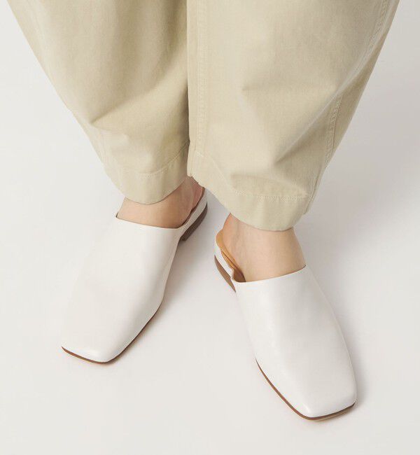 ODETTE E ODILE「コサージュミュール フラット10」|パンプス|