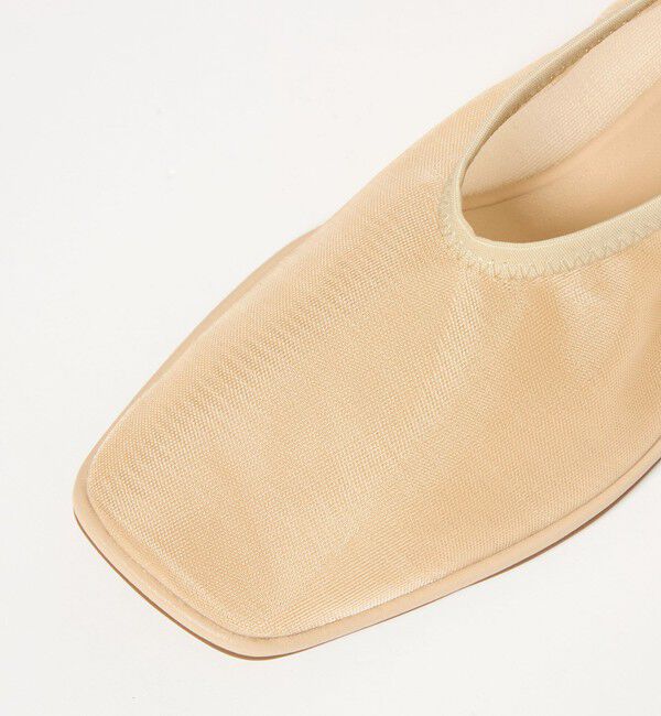 ODETTE E ODILE「スクエアソフトチュール フラット10&uarr;」|パンプス|