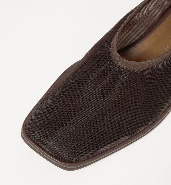 ODETTE E ODILE「スクエアソフトチュール フラット10&uarr;」|パンプス|