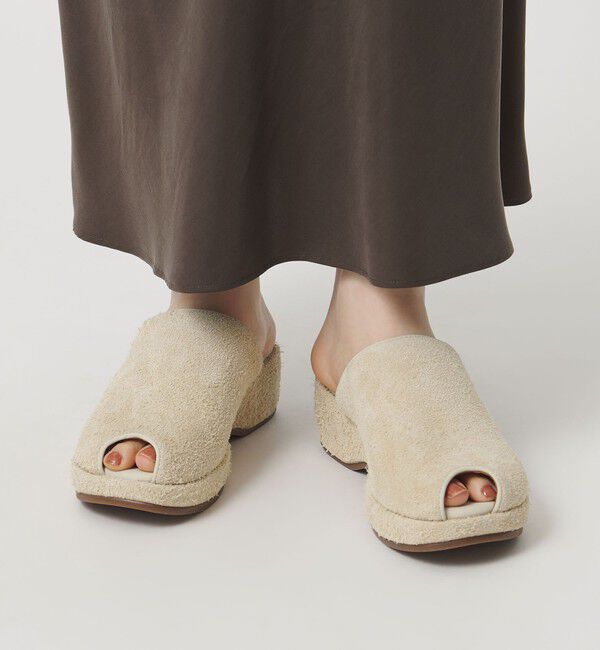 ODETTE E ODILE「ピープトゥウェッジ サンダル45」|サンダル|