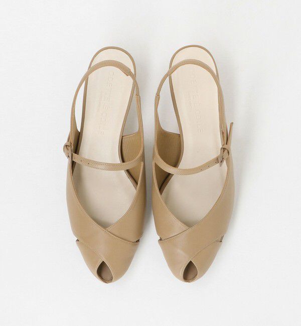 ODETTE E ODILE「クロスオープントゥ バックベルト パンプス40&uarr;」|パンプス|