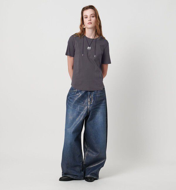 ASTRAET「＜ASTRAET＞フライス クルーネックTシャツ」|Tシャツ・カットソー|