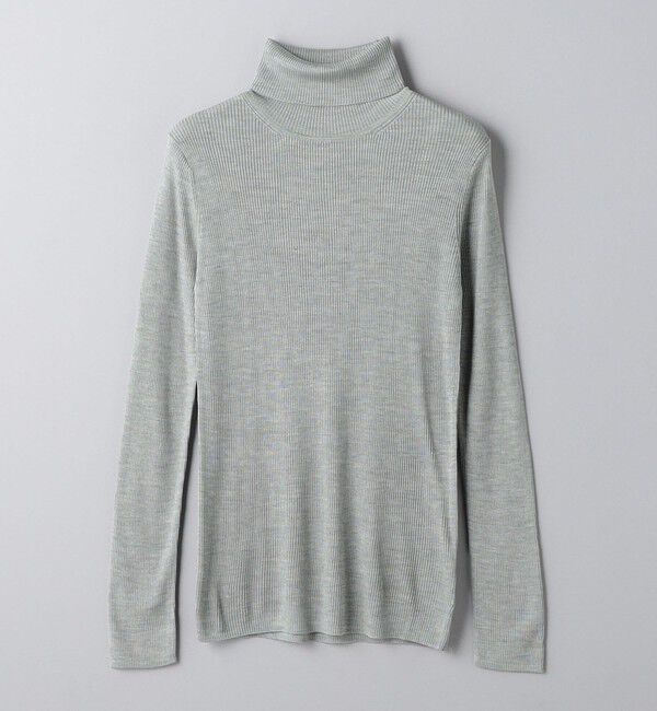 UNITED ARROWS「シルクリブ タートルネック ニット」|ニット・セーター|