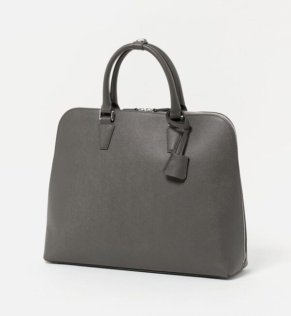 UNITED ARROWS「レザー ラウンド ブリーフケース」|ビジネスバッグ|